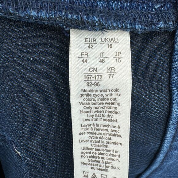 SPANX Slim-X Super Skinny Blue Jeggings Jeans Size 30 - Picture 8 of 9